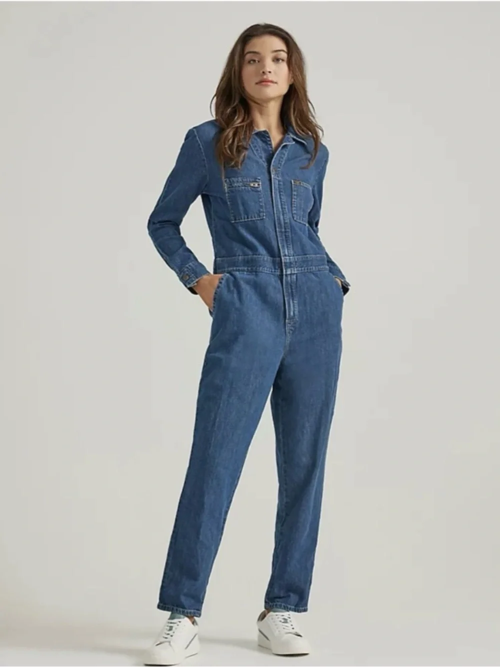 FREE PEOPLE x LEE Union Alls / Coveralls | Pacific Blue |Style # 3534380 | XS